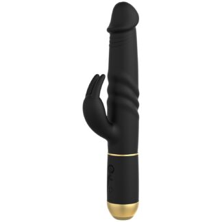 Dorcel Marc Furious Rabbit 2.0 Rechargeable Rotating Pearl Rabbit Vibrator - Black